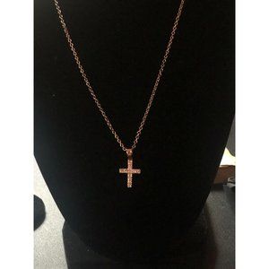 Cross Pendant Girl's 18" Necklace